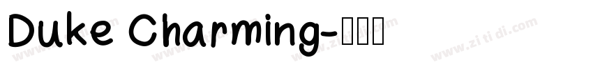 Duke Charming字体转换